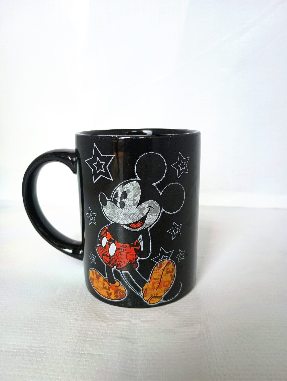 Disney MICKEY MOUSE Jerry Leigh Black Coffee Mug Cup